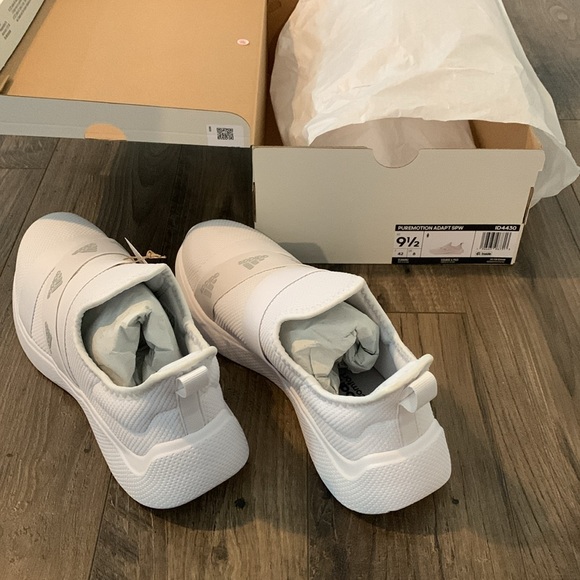 Adidas Puremotion Adapt SPW Cloud White Womens Running Shoes - Size 9.5 - Picture 3 of 6
